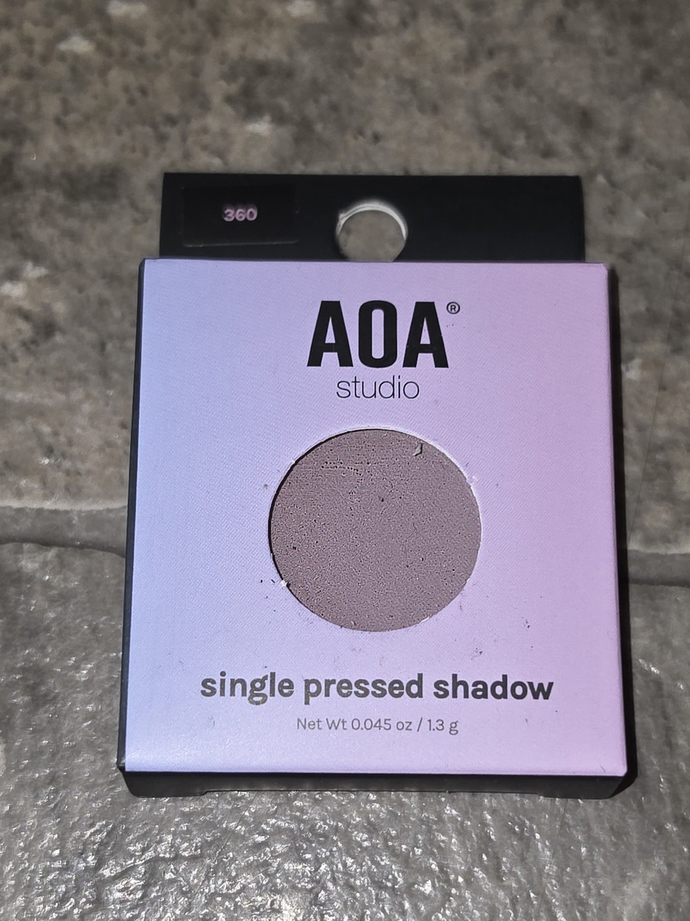 AOA Studio Matte Single Eyeshadow In 360 -Mauvy Taupe - BNIB